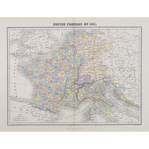 Old map image download for Empire Français en 1811.