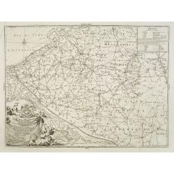 Image download for Carte générale des bureaux et ténances des Postes des Pays- Bas Autrichiens: dediée à Son Altesse Monseigneur Charles-Anselme, Prince de la Tour et Tassis et du St Empire, . . .