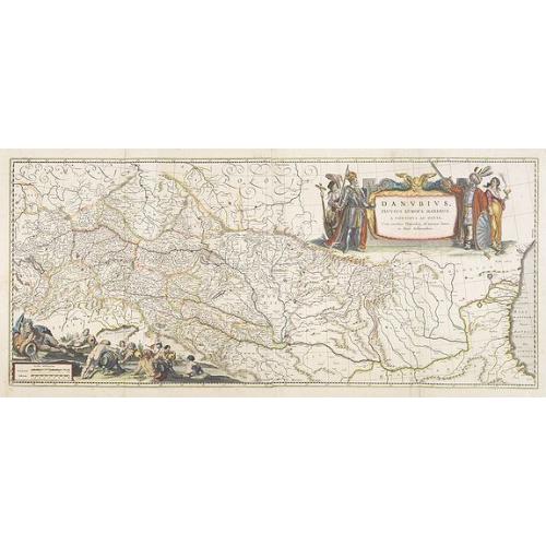 Old map image download for Danubius Fluvius Europae Maximus, a Fontibus ad Ostia..