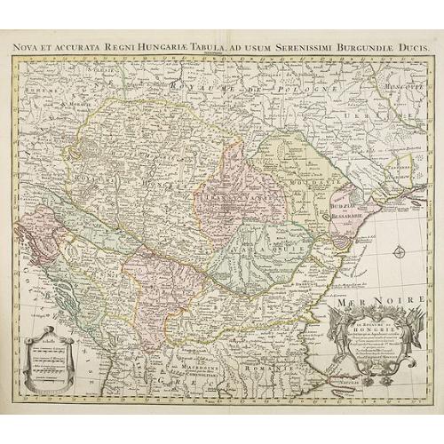 Old map image download for Le Royaume de Hongrie et des pays qui en dependoient autrefois..