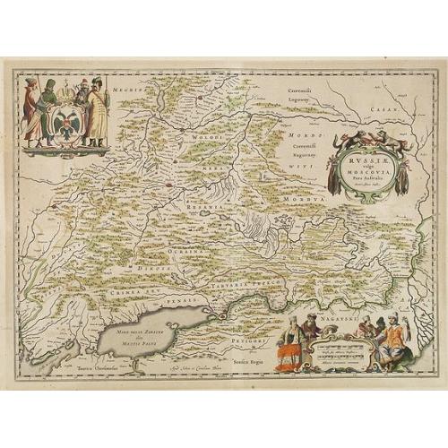 Old map image download for Russiae vulgo Moscovia pars australis. . .