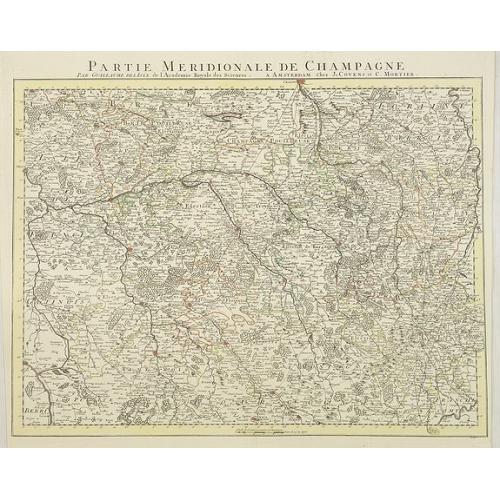 Old map image download for Partie Meridionale De Champagne. . .