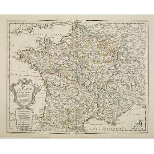 Old map image download for Carte de France.