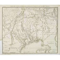 Carte des Landes situées entre le Volga et l'Oural, et des contrées voisines.