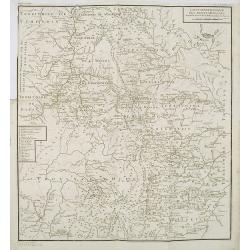 Carte mineralogique des Monts Ouralsks depuis la source de la Bielaia jusqu'à la Sosva.