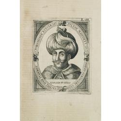 Turckischer Keyser Sultan Mahumet III und XV Osmaniers geschlechts und stammes.