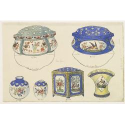 Designs for Porcelains with Chinese design.