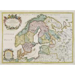 La Scandinavie et les Environs où sont les Royaumes.