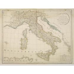 Carte générale de l'Italie rédigée sur les observations les plus authentiques. . .