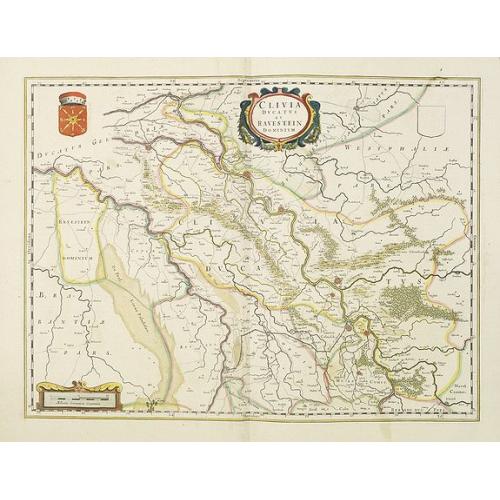 Old map image download for Clivia Ducatus et Ravestein Dominium.