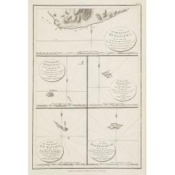 Part of the island of Quelpart seen 21 may 1787. . . [5 maps on one sheet]