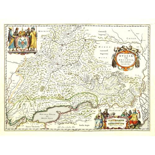 Old map image download for Russiae vulgo Moscovia pars australis. . .