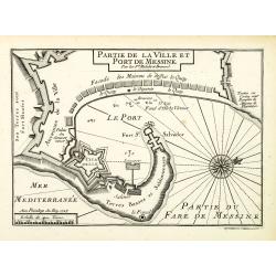 Plan de la Ville et Port de Messine.