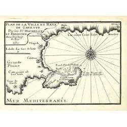 Plan de la Ville et Baye de Gayette.