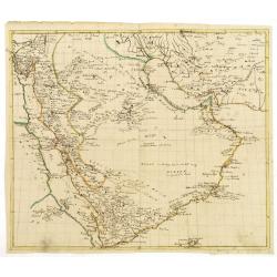 [ A manuscript map of the Arabian Peninsula. ]