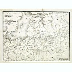 Carte pour servir à l'histoire de Napoléon et de la Grande Armée. . .