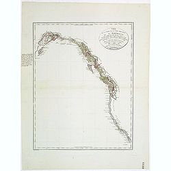 Carte de la partie de la cote nord-ouest de l'Amerique. Reconnue pendant les Etes de 1792, 1793 et 1794 depuis 29054' de latitude nord et 244033' de. . .