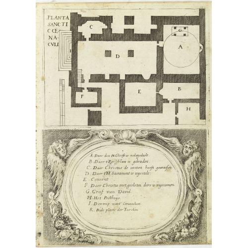 Old map image download for [Illustration from Hierusalemsche Reyse.] Planta sancticce naculi.