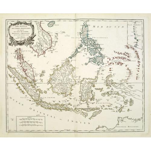 Old map image download for Archipel Des Indes Orientales, qui comprend Les Isles De La Sonde.. Philippines..