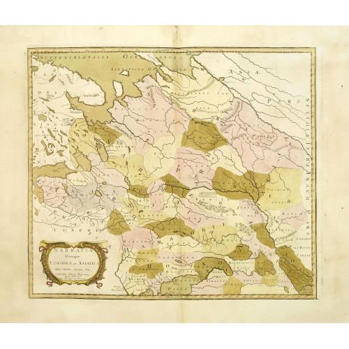 Old map image download for Sarmatia Utraque Europaea et Asiatica..