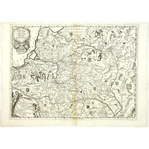 Old map image download for Lituania dedicata all. Illustrissimo signore Gio. Pietro Caualli secretario della serenissima Republica di ...