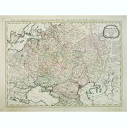 Imperium Russicum, cum regionibus adiacentibus duabus Tabulis ex optima quae A. 1784 tribus foliis comparavit Mappa geographica, aliisque subsidiis delineatum a C. Mannert, Tabula Ima. . .