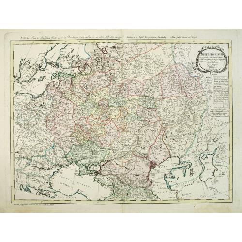 Old map image download for Imperium Russicum, cum regionibus adiacentibus duabus Tabulis ex optima quae A. 1784 tribus foliis comparavit Mappa geographica, aliisque subsidiis delineatum a C. Mannert, Tabula Ima. . .