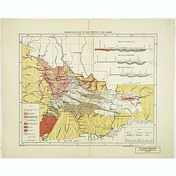 Geological map of the Donetz coal basin.