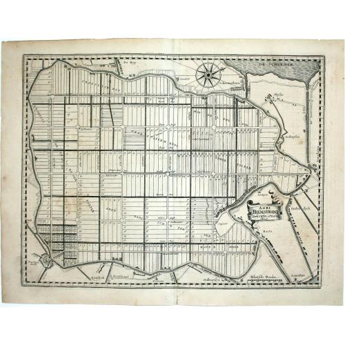 Old map image download for Agri Biemstrani Descriptio a L.I.S.