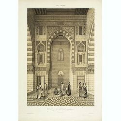 Art arabe. - Mosquée de Qaytbay. (intra-muros.) Elévation d'un des côtés. (Xve siècle)