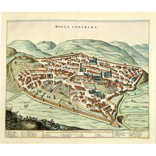 Old map image download for Rocca Contrada.