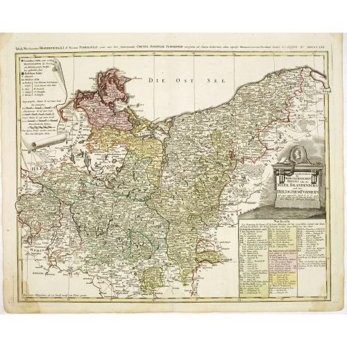 Old map image download for Der Nordliche Theil des Obersachsischen Kreises oder die Mark Brandenburg und das Herzogthum Pommern