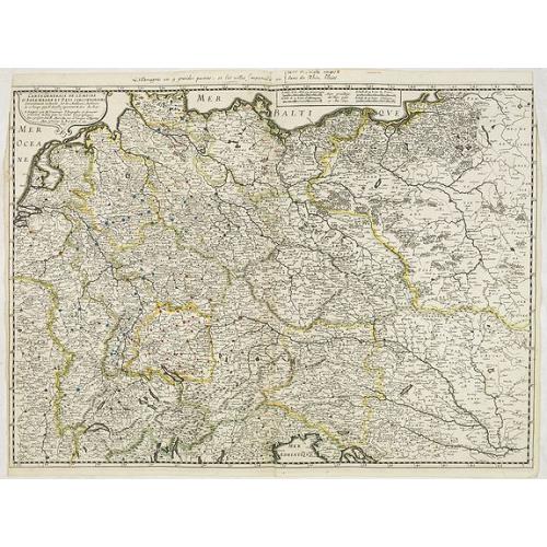 Old map image download for Carte generale de L'Empire d'Allemagne et pays circonvoisins. . .