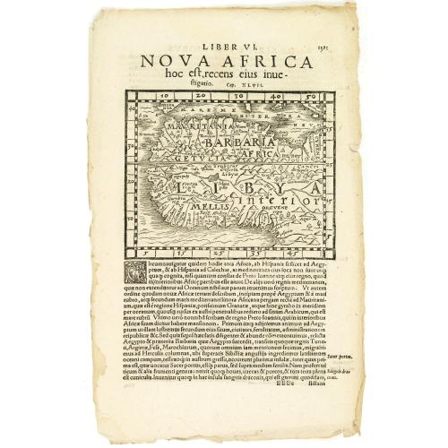 Old map image download for Nova Africa hoc est,recens eius inuestigatio. [North Africa]