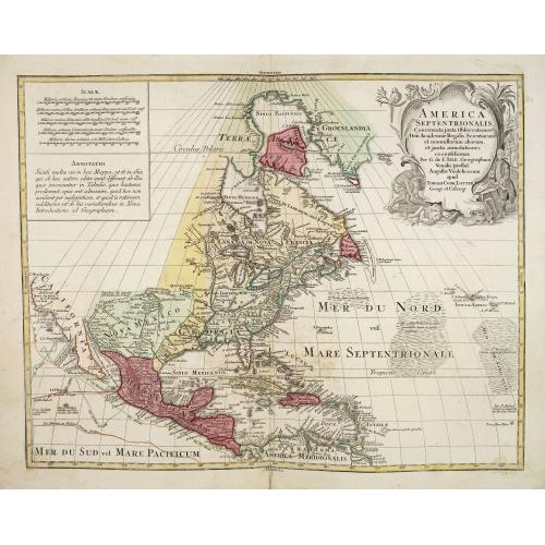 Old map image download for America Septentrionalis concinnata . . .