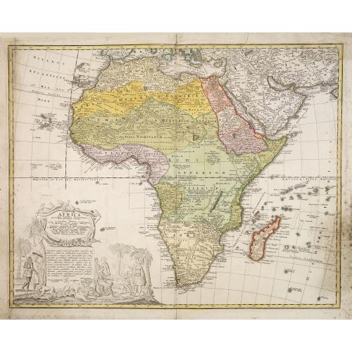 Old map image download for Africa Secundum legitimas Projectionis Stereographicae regul..