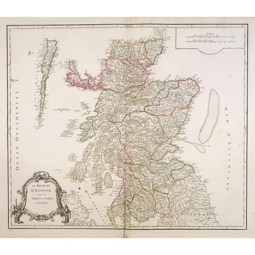 Old map image download for Le Royaume d'Ecosse.