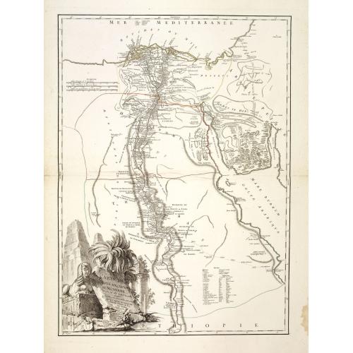 Old map image download for Carte de L'Egypte Ancienne et Moderne. . .