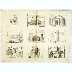 [No title] Nine views of Italian buildings, churches in Ravenna.