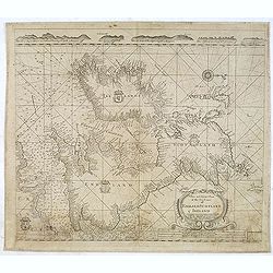 A New and Correct Chart of the Sea Coast of ENGLAND SCOTLAND & IRELAND Sold by George Grierson at the Two Bibles & Kings Arms in Essex Street Dublin