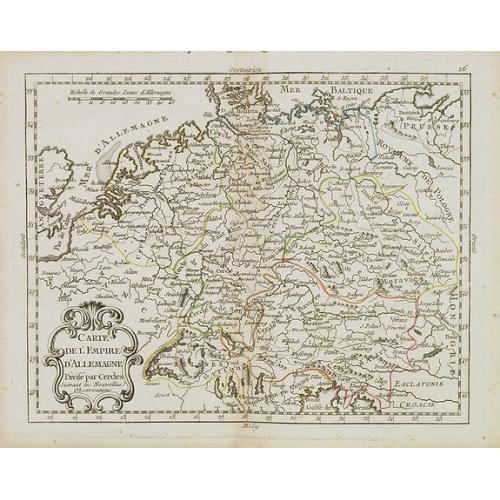 Old map image download for Carte de l'Empire d' Allemagne . . .