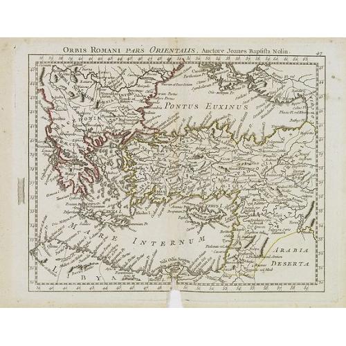 Old map image download for Orbis Romani Pars Orientalis. . .