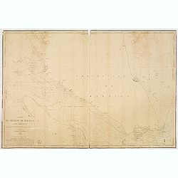 Carte du détroit de Malacca. Partie Méridionale comprenant depuis le Mont Parcelar jusqu'à Singapoure.