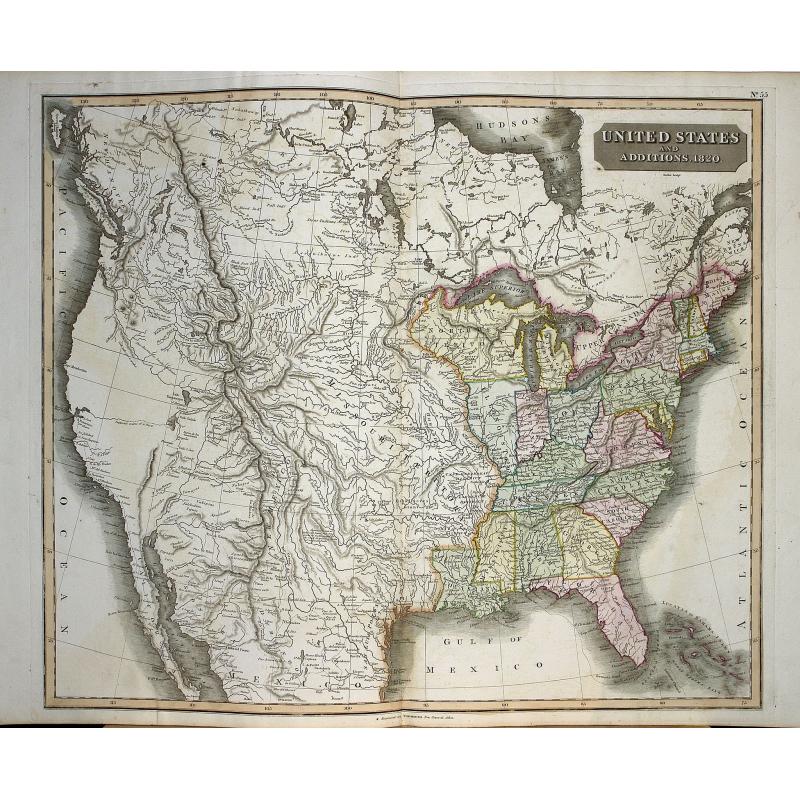 United States and additions, 1820