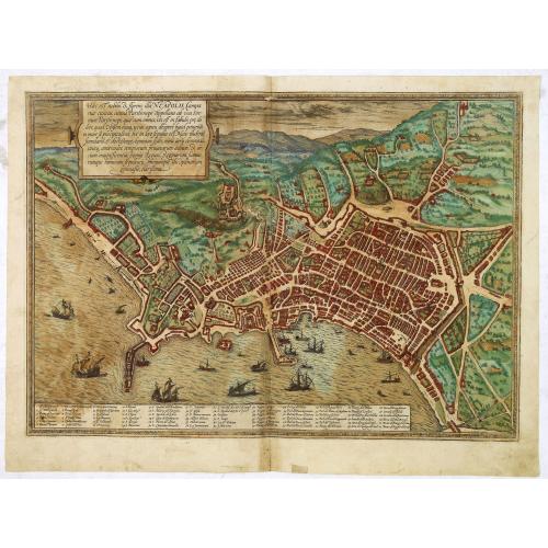 Old map image download for Haec est Nobilis, & Florens Illa Neapolis . . .