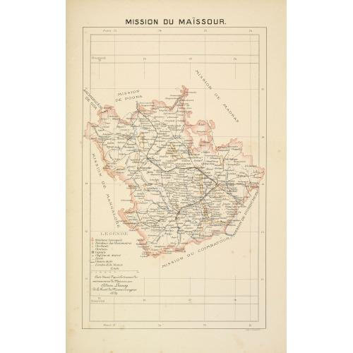 Old map image download for Mission du Maïssour.