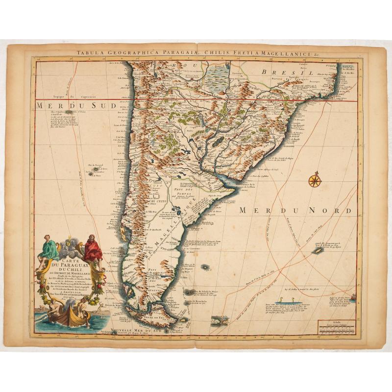 Carte du Paraguay, du Chili, du Detroit de Magellan &c.