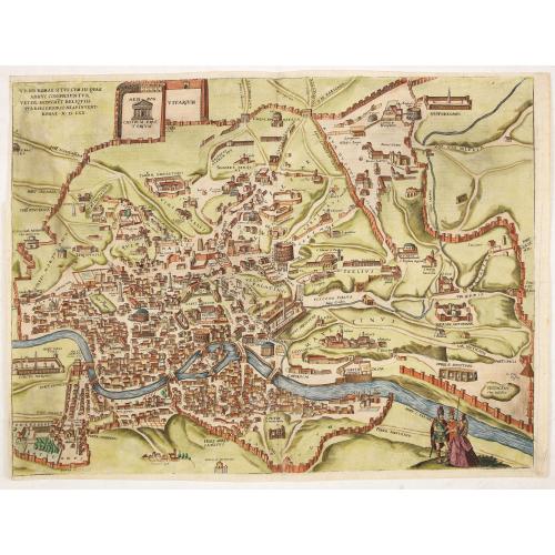 Old map image download for Urbis Romae situs que adhuc conspiuntur..