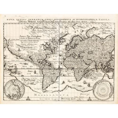 Old map image download for Nova totius terrarum orbis geographica ac hydrographica..