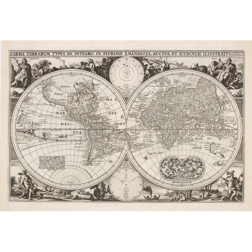 Old map image download for Orbis Terrarum Typus De Integro In Plurimis. . .